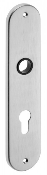 Dieckmann PZ Renovierschild 206 Z 72mm 1206/7203/0 oval EDELSTAHL