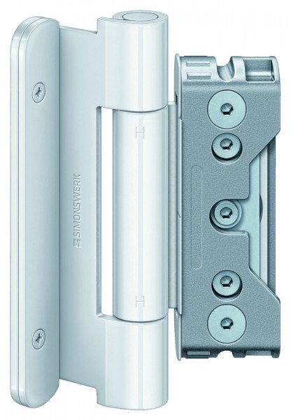 Simonswerk Holztürbänder BAKA Protect 4010 3D FD verkehrsweiß - RAL 9016 MSTS