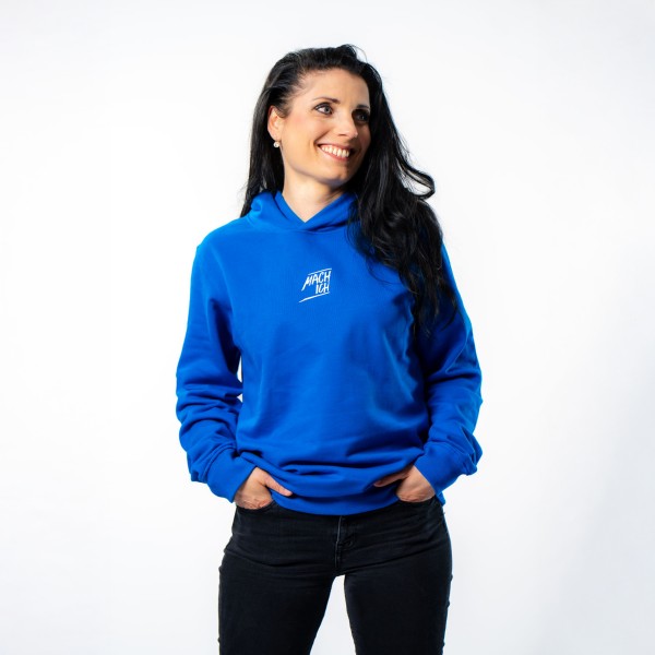 MACH ICH® Hoodie mit Classic Logo Unisex (Kobaltblau)