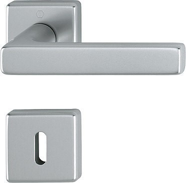 HOPPE Türgriffgarnitur Dallas OB F9 Aluminium stahl 1643/52KV/52KVS