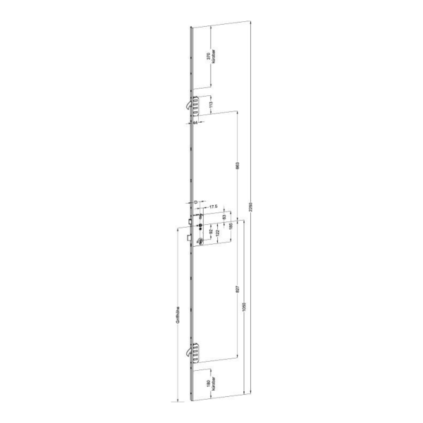 effeff Elektro-Türöffner 118E 10-24 Volt in Arbeitsstromausführung