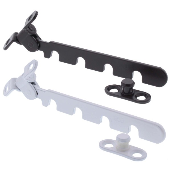 SI Siegenia Fensterfeststeller A0092 Metall weiß braun