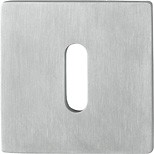 Hoppe Flach Rosette OB quadratisch F69 Edelstahl matt E848NS