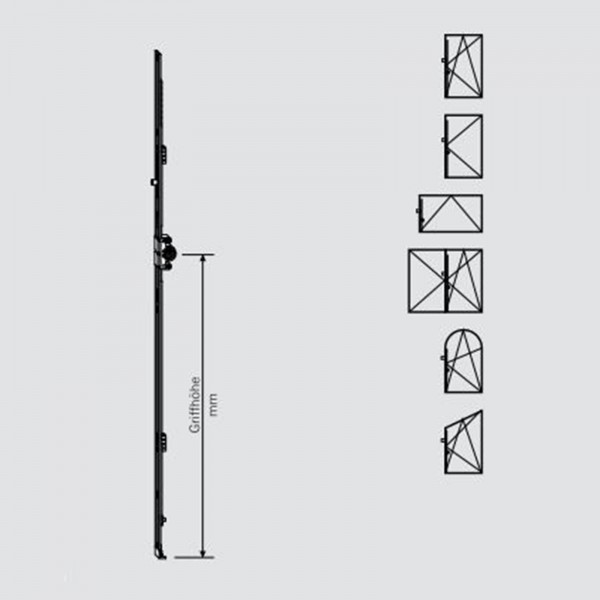 Roto NT DK Getriebe konstant, Dornmaß 15 mm