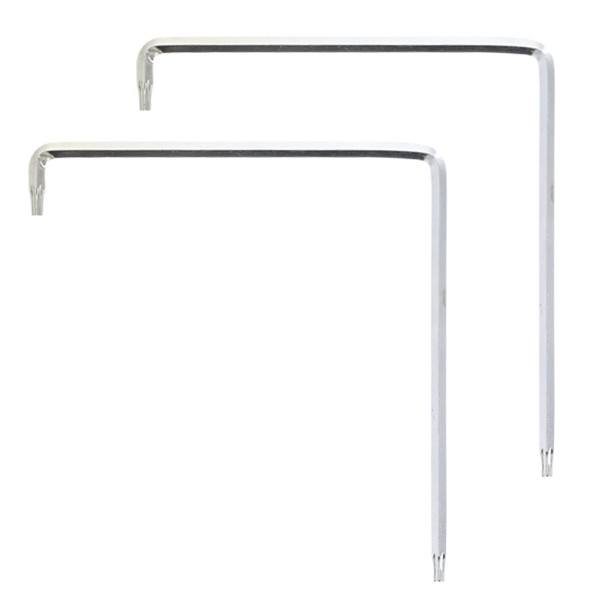 FEPS Fenster-Einstellschlüssel Set Torx T15 doppelt gebogen verzinkt FE-ES003 (2 Stück)