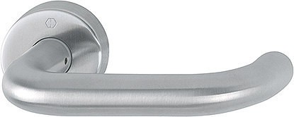 HOPPE Türgriff auf Griffrosette Paris F69 Edelstahl matt