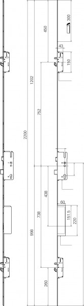 Roto E610 6592P10 2200F3x20SIL 2C 02+E03 ON