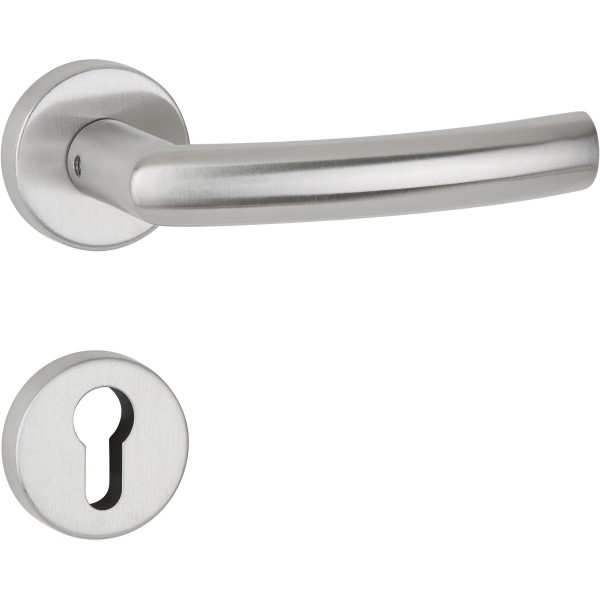 Hermat ZT Rosettengarnitur PZ BASIC 07 60 Edelstahl matt