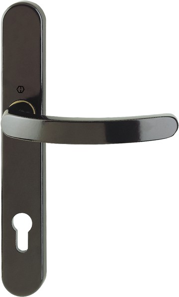 Hoppe Außenschild Luxembourg F8707 Aluminium braun seidenglanz
