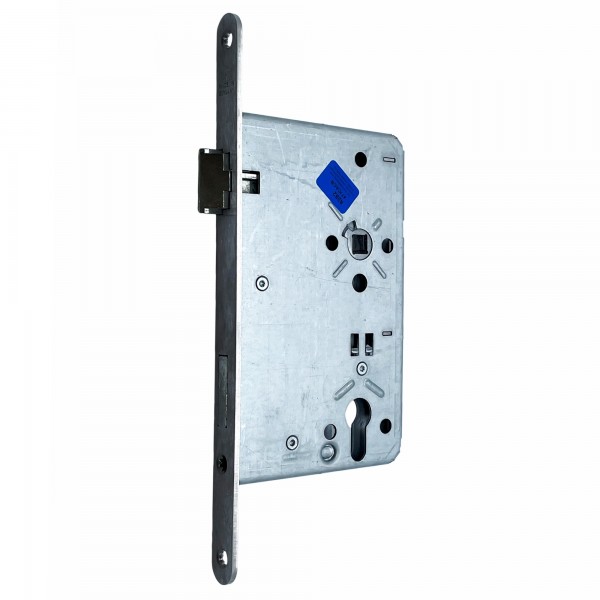 BKS Haustürschloss DIN L m. Wechsel 80/92/10 Flachstulp rund 20x280x3mm B-00240-57-L-8