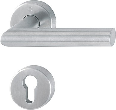Hoppe Türgriffgarnitur Amsterdam PZ F69 Tst 40-45 8mm E1400/42H/42HKVS