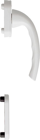 HOPPE Balkontür Rosettengarnitur Tokyo F9016 10 mm Nocken , 7 mm VK , PZ