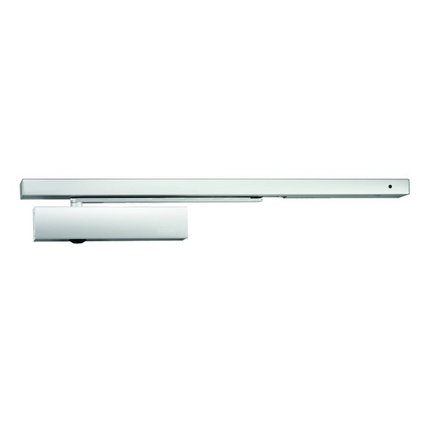 GEZE Türschließer einstellbar TS 5000 L inkl. Gleitschiene normal Silber Weiss Braun