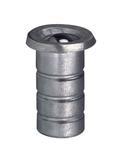 Niederhoff + Dellenbusch Bodenbuchse 10 mm mit Schmutzverschluss durch federnde Kugel LM roh 5845 0000 90