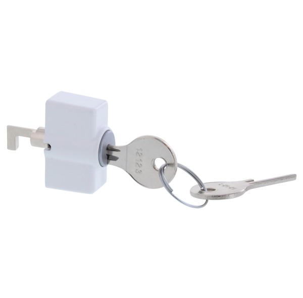 Schüco Drehsperre inkl. 2 Schlüssel Weiß RAL 9016 277196