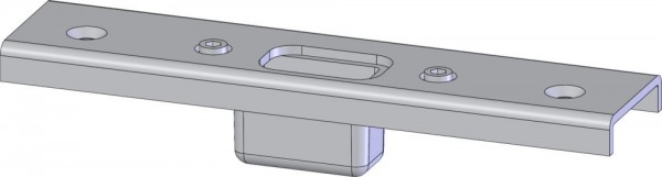 Winkhaus Schließblech grau Winkhaus T-SB TKR U3013 UBV GR