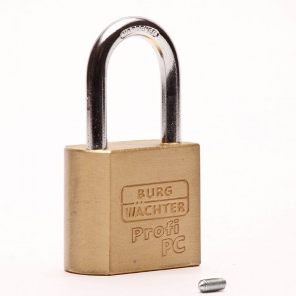 Burg Wächter Hangschloss 116 PC / 116PC Vorhangschloss für HalbZylinder