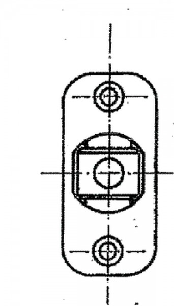 GEZE Schnäpper FT 50 16 mm FR/o Metall / Polyamid