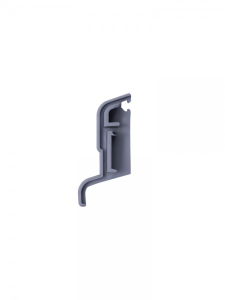 Gutmann Kantenschutz KS 550/24 C links silber für Regenschienensystem SPREE
