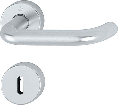 Hoppe Türgriffgarnitur Paris OB F1 Aluminium natur 138/42H/42HKVS