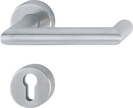 Hoppe FS Türgriffgarnitur Rotterdam F69 matt PZ FS-E1401/42H/42HS