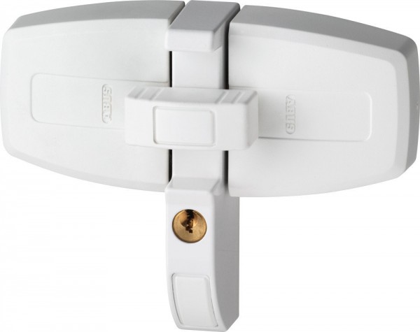 ABUS Doppelflügel-Schloss DFS95 W AL0125 Weiß