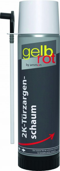 gelbrot 2K Türzargenschaum B2 mit Adapter 400 ml grün