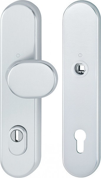 Schutz-Wechselgrt. Schild ALU F1 , PZ 92 , TS 67-77 mm , ES1 ZA o.Drücker