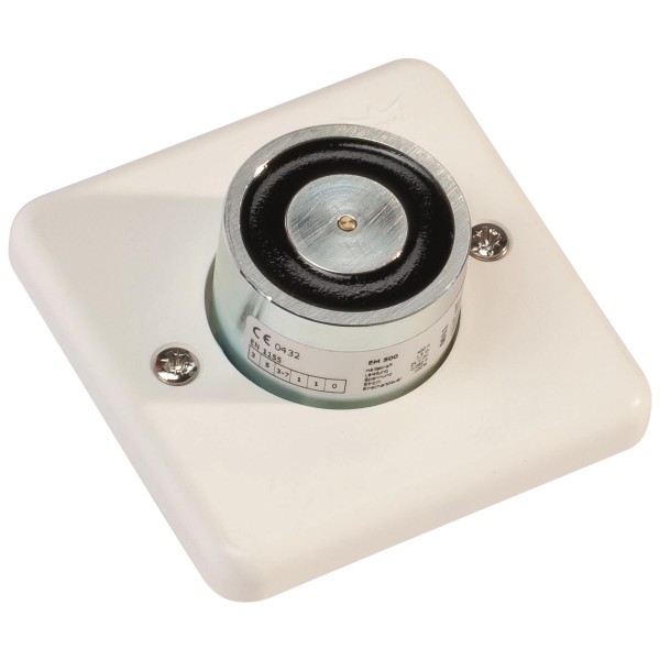 Dorma Elektromagnete EM 500 G weiß Wandmontage mit Grundplatte 24 V AC/DC 69011511