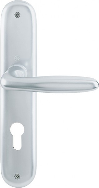 Hoppe Türgriffgarnitur Verona F1 Aluminium natur PZ 1510/273P