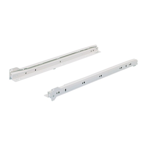 Hettich Rollschubführung FR 402 / 400 weiß Belastbarkeit 250 N