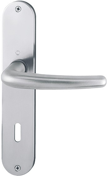 Hoppe Türgriffgarnitur Denver F69 Edelstahl matt E1310Z/302 SST OB