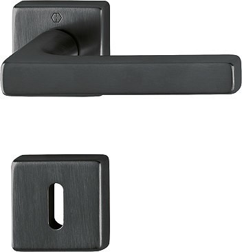 HOPPE Rosettengarnitur Dallas OB F96-1-R Schwarz M1643/843KV/843KVS