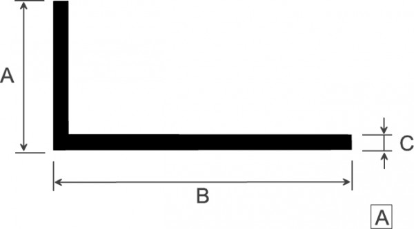 MENKE Winkelprofil 20 x 50 x 2,5 mm Nr. 530 , Kunststoff weiß