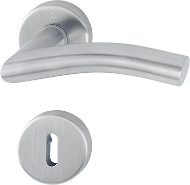 Hoppe Türgriffgarnitur Antwerpen SST F69 Edelstahl matt E1420Z/42K/42KS BB RF