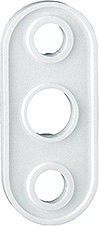HOPPE K-Distanzplatte für Rosetten F9003 signalweiß / für U26 mit 10 mm Nocken