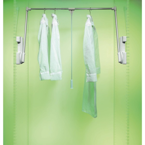 gelbrot Kleiderlift LIFT 700 Alufarben Tragkraft 15 kg Tandem