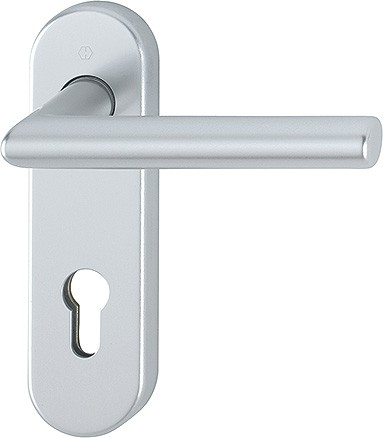 Hoppe FS Türgriffgarnitur Amsterdam F1 Aluminium natur PZ 72 FS-1400F/353K