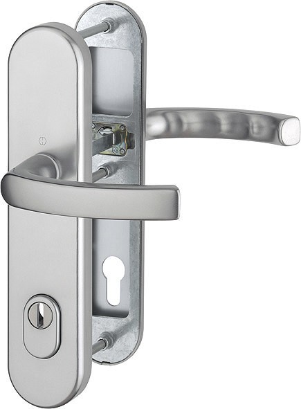 HOPPE HT Türgriffgarnitur ES1 Luxembourg F9 Aluminium Stahl 92 PZ