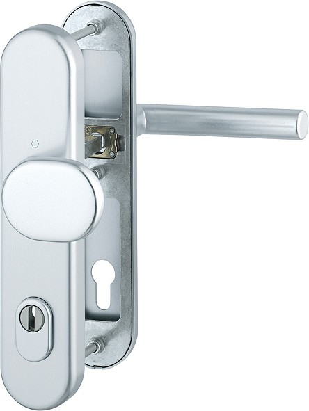Hoppe Wechselgarnitur Amsterdam ES1 F1 Aluminium natur 86G/3332ZA/3310/1400