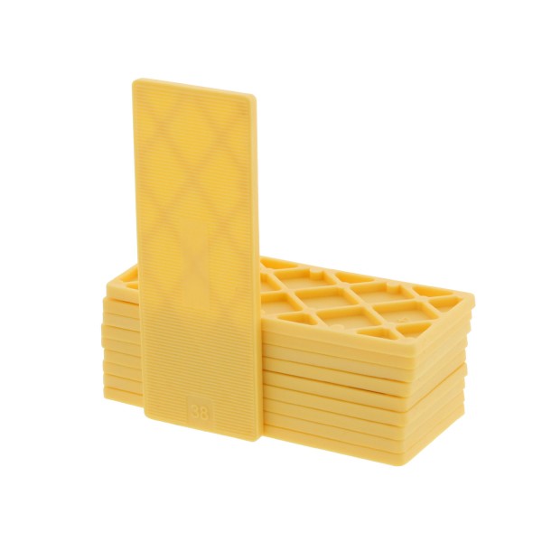 ToniTec® 500x Verglasungsklötze Unterleger Glasklötze 100x38x4