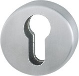 HOPPE Schlüsselrosette E19S innen rund PZ 10mm edelstahl matt