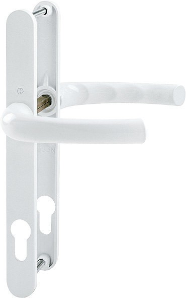 HOPPE Türgriffgarnitur Tokyo F9016 Aluminium verkehrsweiß 1710RH/303N