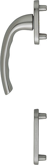 HOPPE Balkontür Rosettengarnitur Tokyo F9 10 mm Nocken , 7 mm VK , PZ