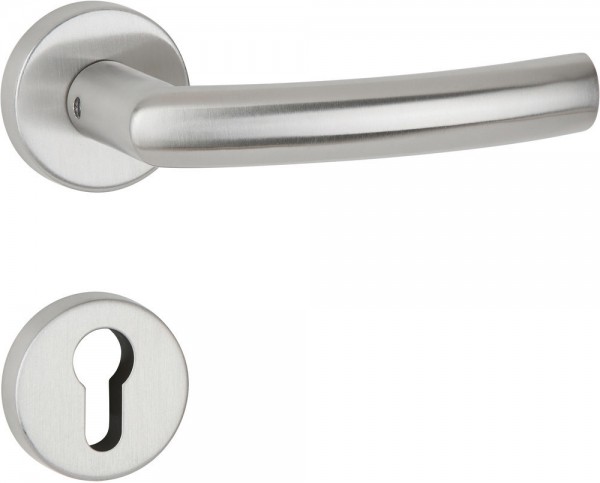 Hermat ZT Rosettengarnitur PZ BASIC 07 60 Edelstahl matt