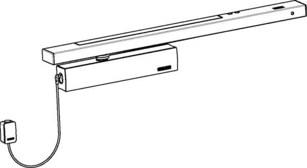 GEZE Türschließer TS 5000 RFS EN 3-6 silber (FREILAUF-TS) integrierte RSZ