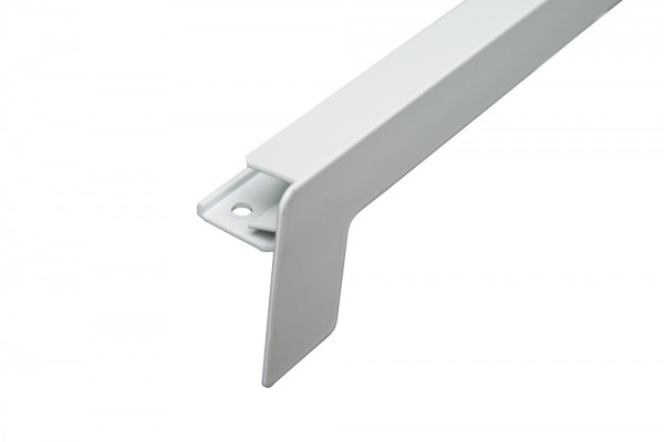 DELWO Endstück Putz 320 mm rechts Alu blank