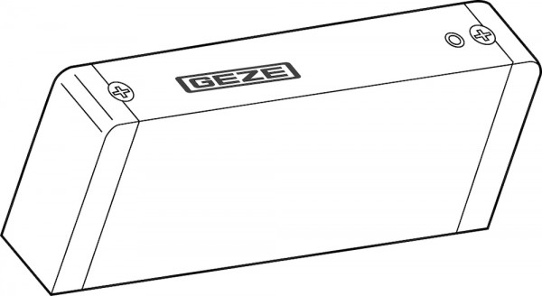 GEZE Elektroantrieb E212 R mit 2 Relais silberfarbig