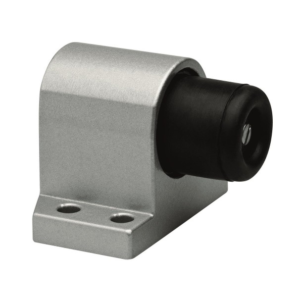 gelbrot Türpuffer LM silber lackiert mit gefedertem Anschlagpuffer