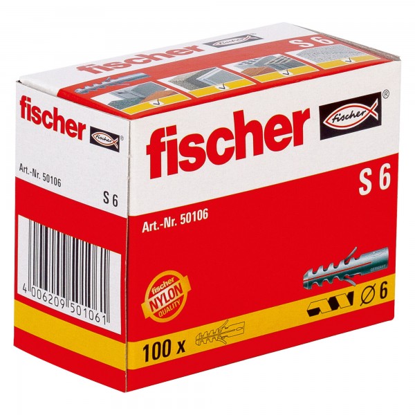 fischer - Dübel S 6 x 30